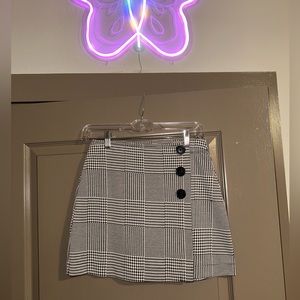 Black and white skirt